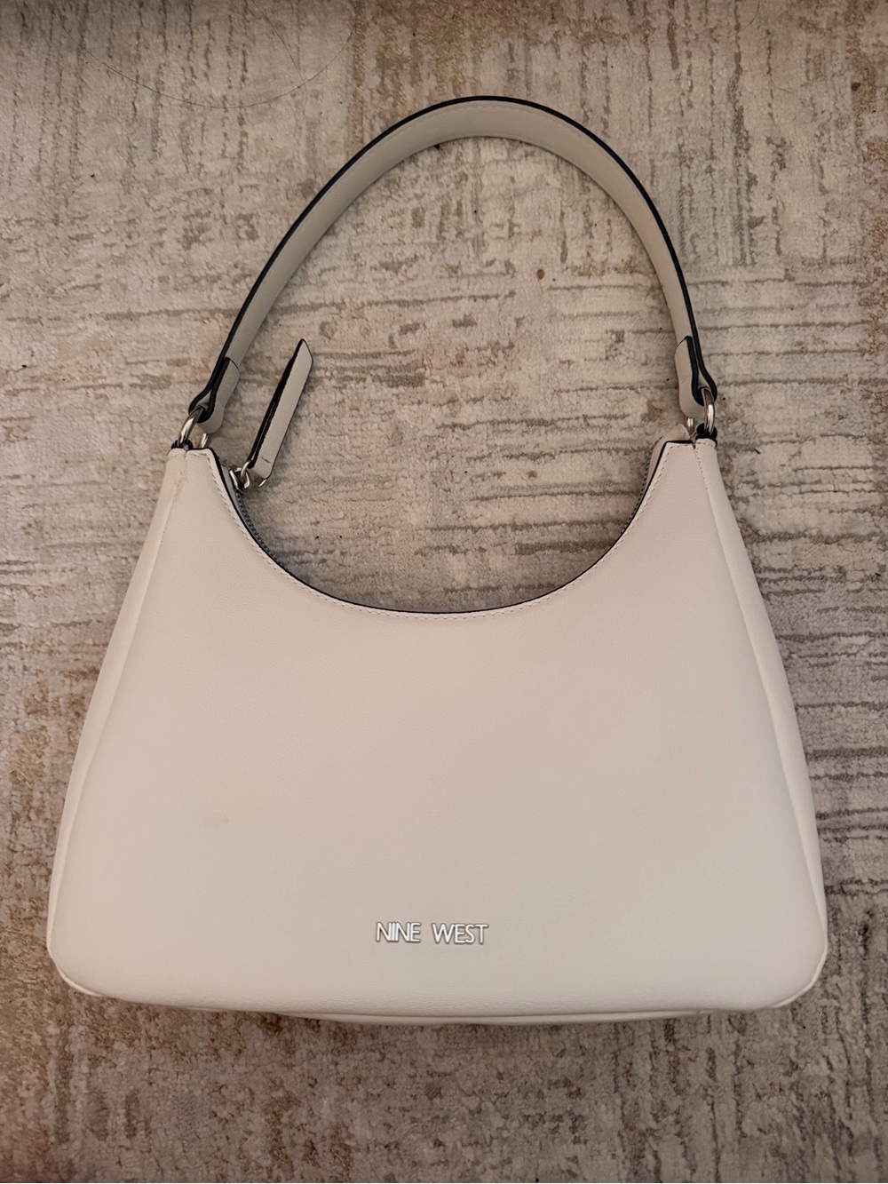 Nine West White Hobo Shoulder Bag